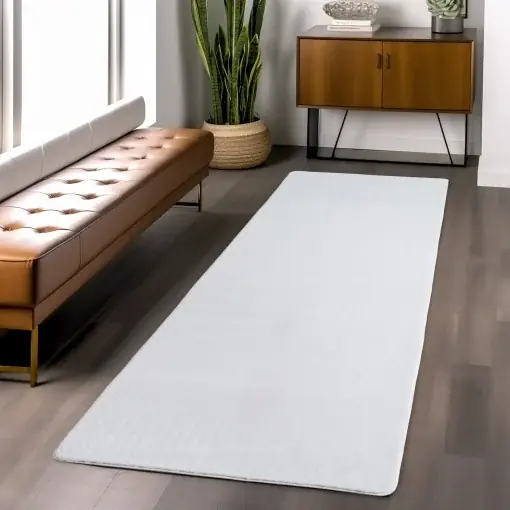 Covor traversa Joy Alb, 80 x 150 cm Ofertă exclusivă