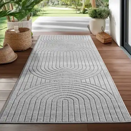 Covor traversa Nova V1 Argintiu, 80 x 250 cm Comandă acum