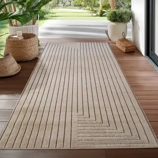 Covor traversa Nova V2 Bej, 80 x 150 cm Ofertă de sezon