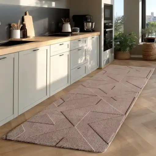 Covor traversa Pompei V3 Bej, 80 x 250 cm Premium