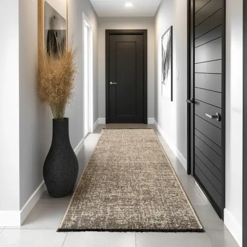 Covor traversa Space Bej, 80 x 250 cm Reducere specială