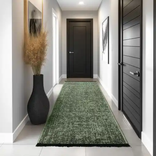 Covor traversa Space Verde, 80 x 150 cm Preferatul clienților