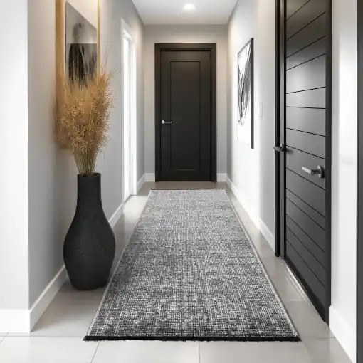 Covor traversa Space Gri, 80 x 150 cm Reducere extra
