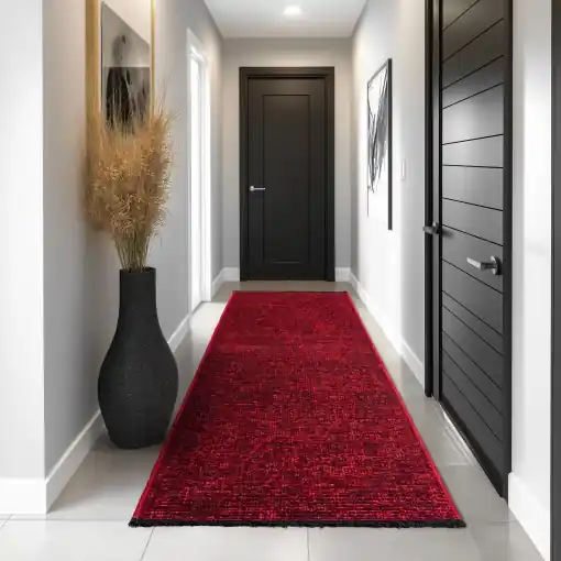 Reducere Covor traversa Space Rosu, 80 x 150 cm
