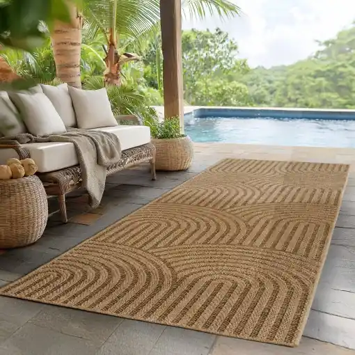 Covor traversa Timber V1 Bej, 80 x 150 cm Cel mai vândut