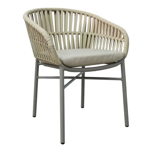 Fotoliu de grădină Model Frama, Maro, 57x60x78 cm Plată securizată