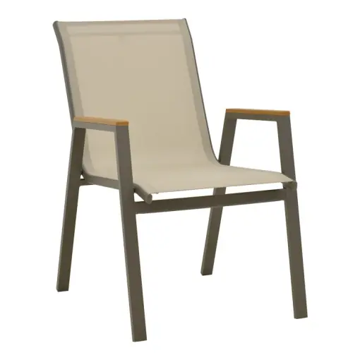 Fotoliu de grădină Model Azelie, Gri, 56x75x88 cm Plată sigură