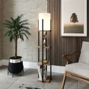 Lampadar Nora SRC Natural Negru Retur gratuit