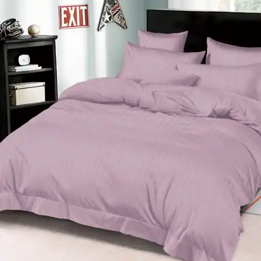Lenjerie cu elastic 180x200cm, Damasc, Tixie V11 Purple (Finet) Ieftin