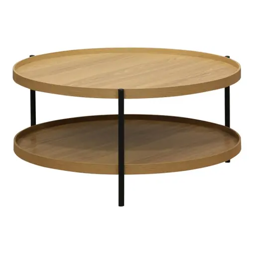 Masuta de Cafea Model Portogie, Natur, D80x40 cm Noutate