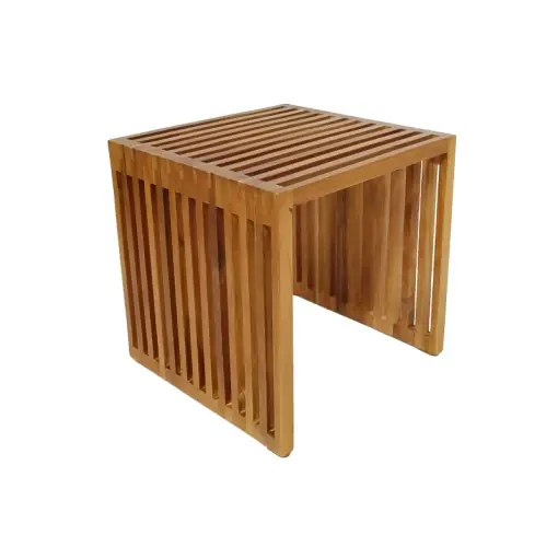 Disponibil imediat Masuta de Cafea Model Saimon, Natur, 40x40x40 cm
