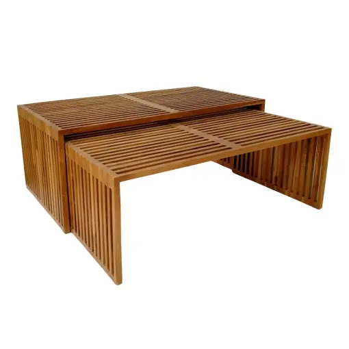 Vezi acum Set 2 Masute de Cafea Model Tinnie, Natur