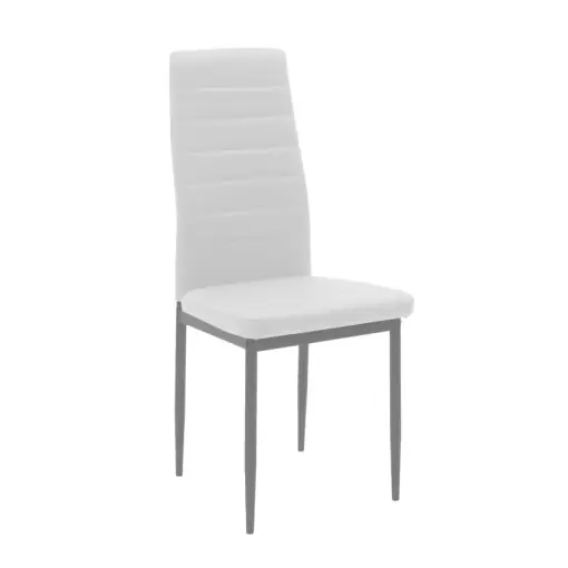 Reduceri Scaun Model Parker, Alb/Gri, 42x48x98 cm