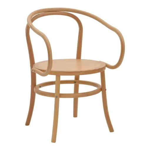 Scaun cu Brate Model Verfie, Natur, 55x50x83 cm Cumpără online
