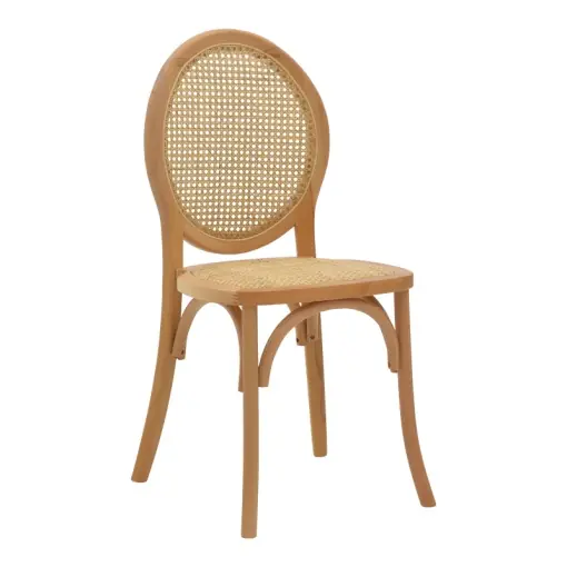 Preț promoțional Scaun Model Camil, Natur, 45x50x94 cm