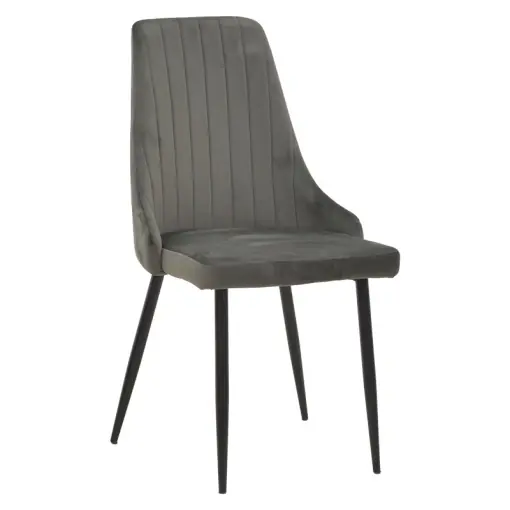 Bestseller Scaun Model Azori, Gri inchis/Negru , 49x55x85 cm