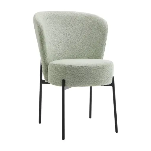 Reducere extra Scaun Model Houlian, Verde menta/Negru, 46x66x89 cm