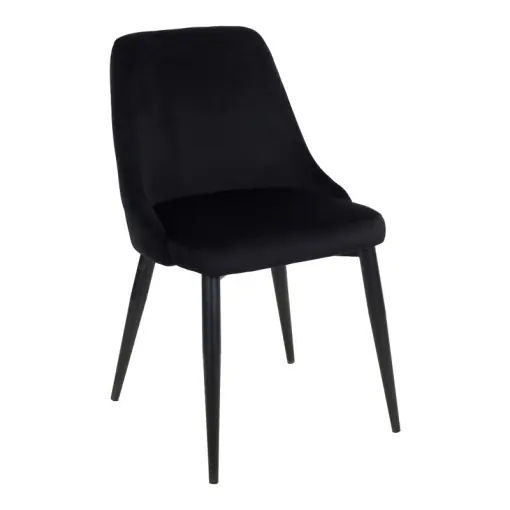 Scaun Model Zedna, Negru, 51x58x84 cm Ofertă
