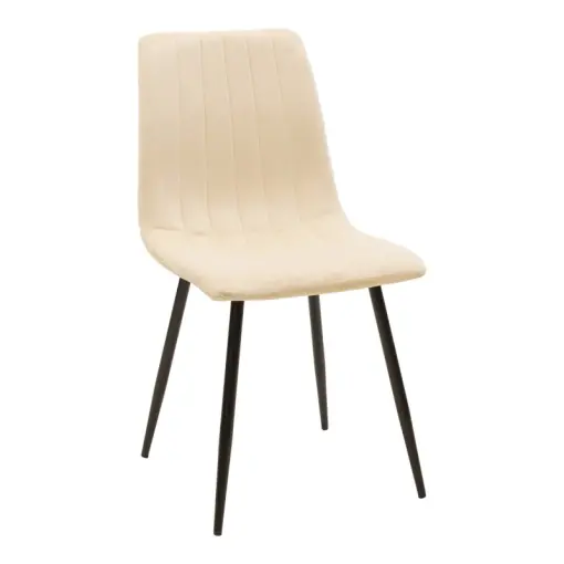 Scaun Model Noor, Bej/Negru , 44x53x86 cm Cumpără acum