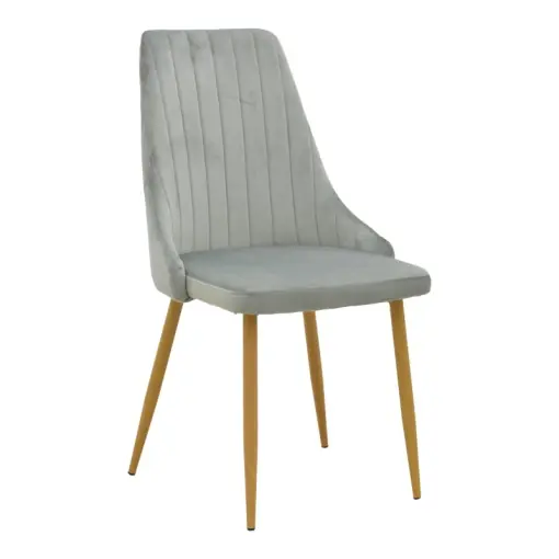 Scaun Model Azori, Gri/Natur , 49x55x85 cm Preț promoțional