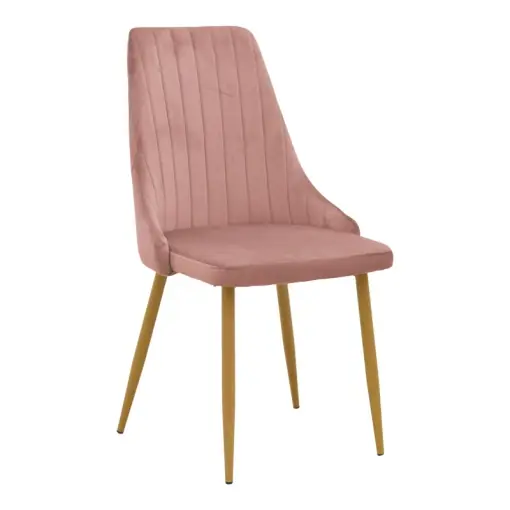 Scaun Model Azori, Rose/Negru , 49x55x85 cm Reducere
