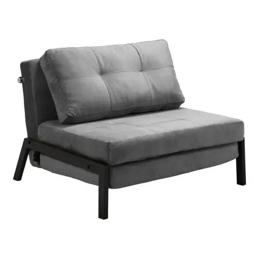 Cumpără acum Fotoliu Model Fancy, Gri inchis, 95x98x70 cm