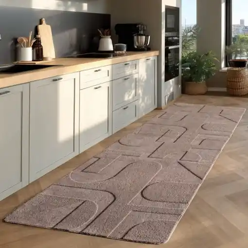 Preț promoțional Covor traversa Pompei V4 Bej, 80 x 250 cm