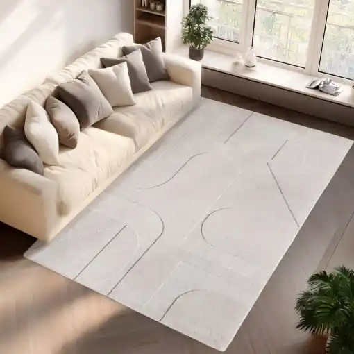 Covor Pompei V4 Crem, 140 x 200cm Super ofertă