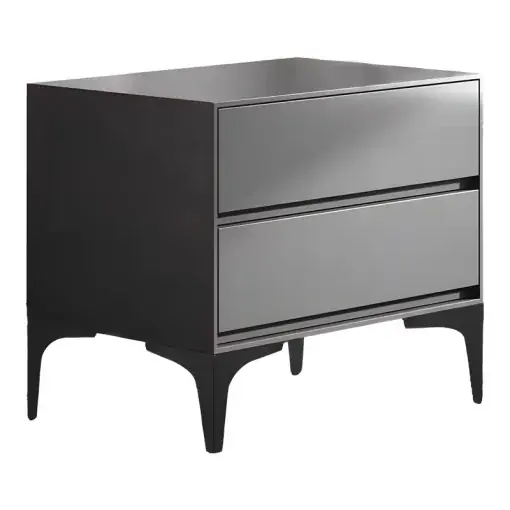 Noptiera Model Lamesa, Antracit, 50x40x48 cm Noutate