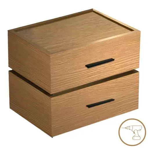 Noptiera Model Sonlen, Stejar, 60x40x44.5 cm Cumpără acum