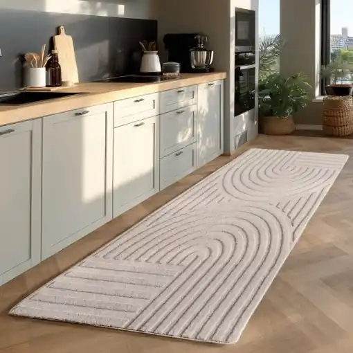 Covor traversa Pompei V1 Crem, 80 x 250 cm Comandă acum