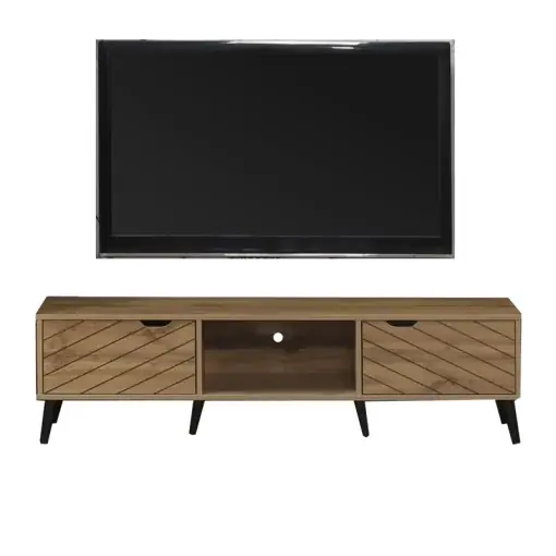 Popular Comodă TV Model Thelma, Stejar sonoma, 150x41.6x40 cm