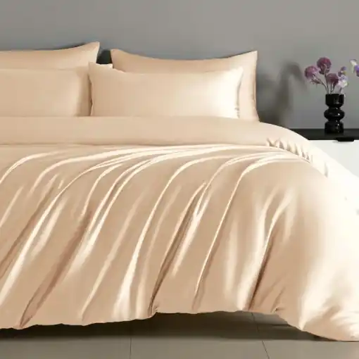 Lenjerie cu elastic 180x200cm, Smooth V3 Peach Ofertă de sezon