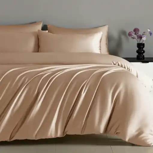 Reducere Lenjerie cu elastic 180x200cm, Smooth V10 Beige