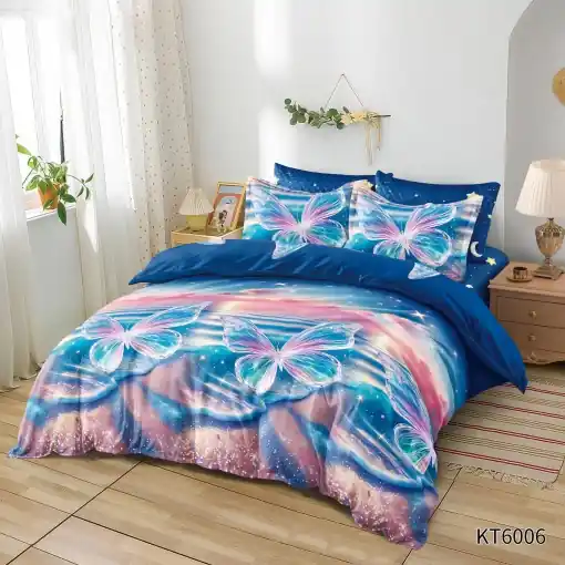 Lenjerie cu Elastic 180x200 cm, Cartoon V6 6 Piese (Finet) Cumpărături sigure