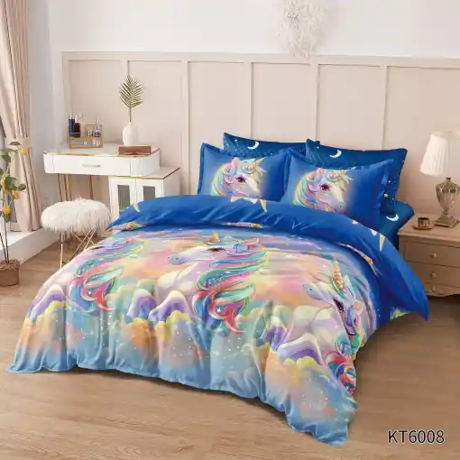 Preț promoțional Lenjerie cu Elastic 180x200 cm, Cartoon V8 6 Piese (Finet)