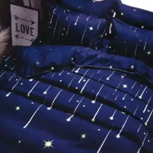 Lenjerie Falling Stars (Bumbac Satinat) Ofertă specială