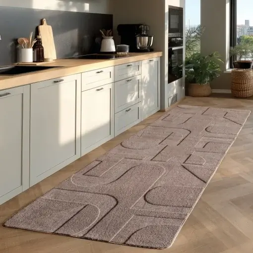 Disponibil imediat Covor traversa Pompei V4 Bej, 80 x 150 cm