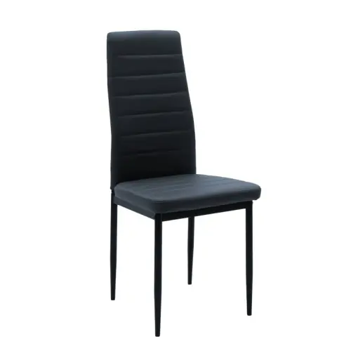 Ofertă Scaun Model Parker, Gri inchis/Negru, 42x48x98 cm