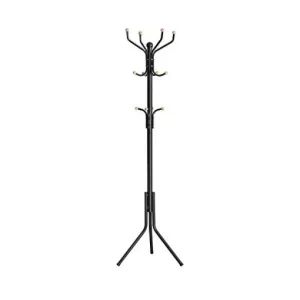 Preț redus Cuier tip pom Model Wagner, Negru, 44x44x182 cm