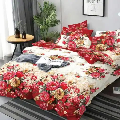 Ieftin Lenjerie cu elastic 180x200cm, Ambrielle, 4 Piese