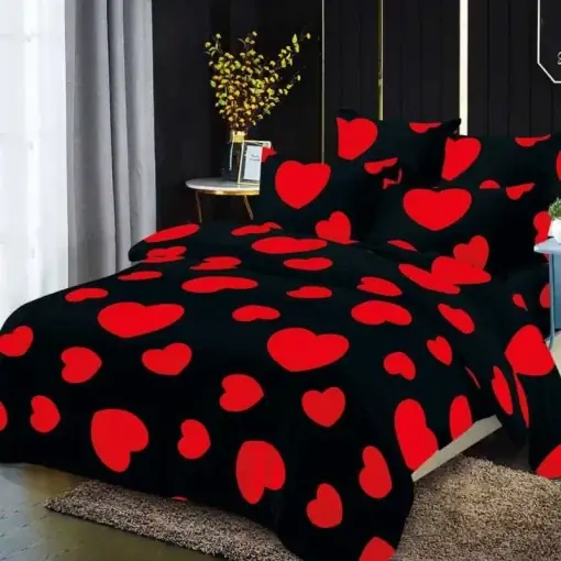 Lenjerie cu elastic 180x200cm, Lunelle, 4 Piese Retur ușor