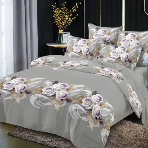 Ofertă de sezon Lenjerie cu elastic 180x200cm, Noctivio, 4 Piese