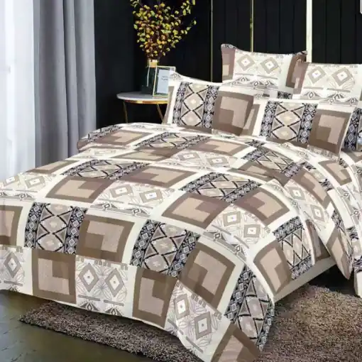 Doar azi Lenjerie cu elastic 180x200cm, Ambrivio, 4 Piese