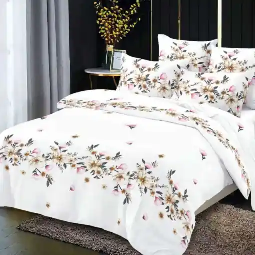 Reducere specială Lenjerie cu elastic 180x200cm, Bergonia, 4 Piese