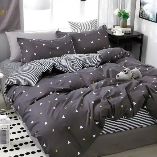 Lenjerie Bumbac Satinat 4 Piese Elarin Ofertă specială