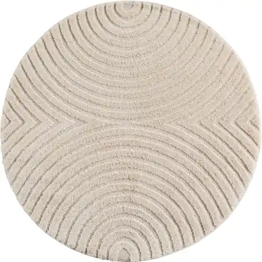 Covor Art Crem V2, Rotund, D120 cm Ofertă