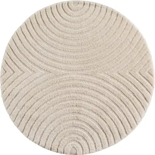 Bestseller Covor Art Crem V2, Rotund, D80 cm