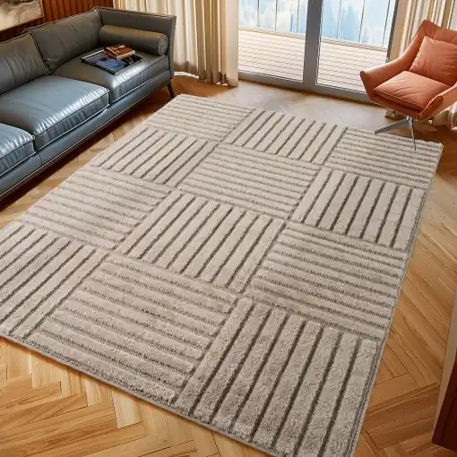 Chilipir Covor Art Bej V3, 160x230 cm