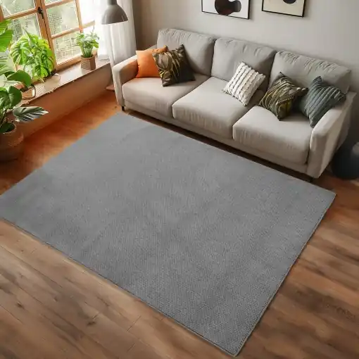 Covor Helix Argintiu V10, 120x170 cm Ofertă